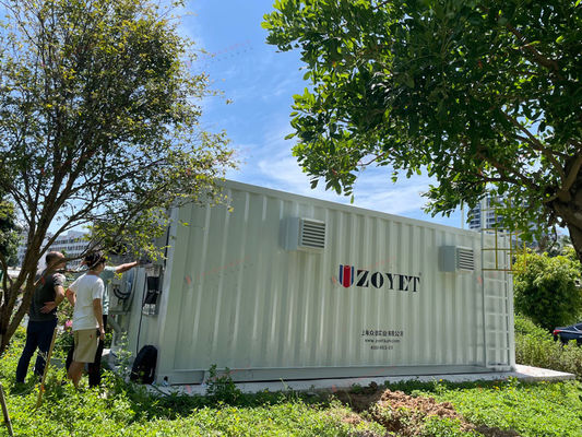 産業用バッテリーコンテナ 自動ロック/消火 スマート温度制御