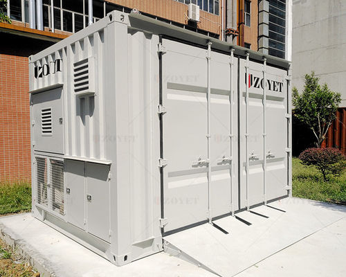 高効率の換気システムとQ235B/SPHC材料のカスタマイズされた容量屋外ガスシリンダー貯蔵容器