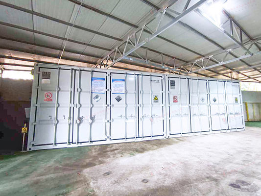 20フィート電気暖房 卸荷物 アスファルト ビートゥーム 貯蔵物 輸送コンテナ 貨物 発送物 輸送コンテナ